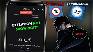 How to FIX Tachimanga and Tachiyomi Failed to Get EXTENSIONS LIST  How to Download TACHIYOMI IOS [upl. by Naffets]