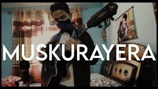 Sushant Kc  Muskurayera Guitar Cover FingerstyleInstrumental [upl. by Wertheimer]