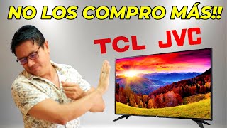 Smart TV JVC y TCL ME LO ADVIRTIERON Y NO HICE CASO [upl. by Nyrhtac744]