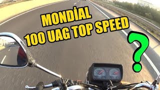 Mondial 100 UAG TOP SPEED 2018 MODEL Cg motovlog [upl. by Afirahs]