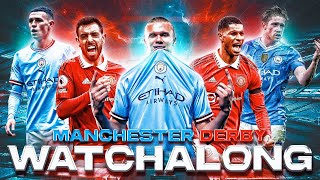 GIVE AWAY AT 75K Man City vs Manchester United  Manchester Derby Live Reaction amp Watchalong [upl. by Amelia799]