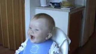 Baby Laughing Hysterically In Slow Motion [upl. by Sykes761]