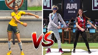 Fornite Dances at 3M PRO AM ft Pokimane Valkyrae Muselk amp BACKPACK KID [upl. by Kenelm]