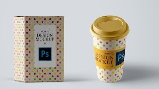 How to Design Mockup in Photoshop  Adobe Photoshop Tutorial [upl. by Harehs885]