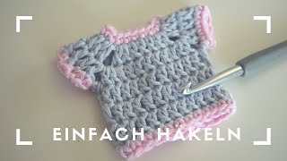 MINI PULLI HÄKELN [upl. by Oiramej89]