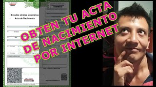 Como Descargar o Tramitar ACTA DE NACIMIENTO Certificada gratis por INTERNET FACIL Y RAPIDO 2021 [upl. by Assitruc]