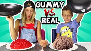 ALL GUMMY vs REAL IN ONE VIDEO [upl. by Vallonia]