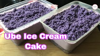 Ube Ice Cream Cake  Homemade Ice Cream  La kusina Kusinera  Ep 47 [upl. by Wolfgang218]