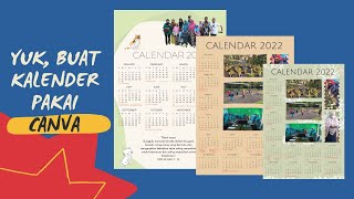 Cara Membuat Kalender Custom dengan Canva [upl. by Akinar722]