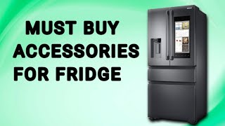 top must have Fridge accessories  organization for fridge  cover for fridge  best fridge [upl. by Siugram210]