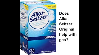 Does Alka Seltzer Original help with gas [upl. by Inavoig]