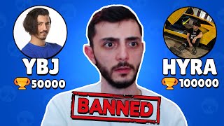 ACİLEN BANLANMASI GEREKEN 10 HESAP 😡 Brawl Stars [upl. by Pravit]