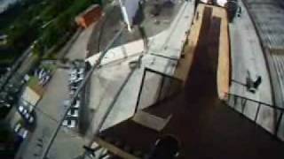 Buster Halterman skates down the Mega Ramp in Brazil [upl. by Horner]