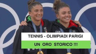 Tennis  Olimpiadi Parigi ErraniPaolini nel mito dello sport azzurro campionesse olimpiche [upl. by Buffo]