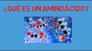 ¿Qué es un aminoácido Estructura y Clasificación [upl. by Nomaid971]