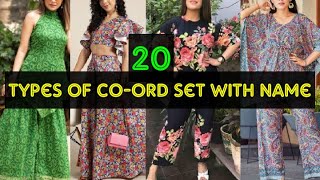 20 Types Of Coord Set With Name  Trendy co ord sets guide  cord set women  Coord sets types [upl. by Sinnod]