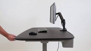 Ergotron WorkFit™ Electric Desk Easy Installation [upl. by Niall]