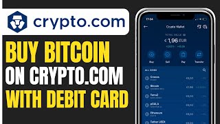 How to Buy Bitcoin on Cryptocom With Debit Card 2024 [upl. by Leandra101]