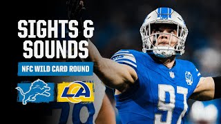 Aidan Hutchinson micd up  Extended Sights and Sounds Lions vs Rams  2023 Wild Card Round [upl. by Mundford387]