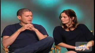 Wentworth Miller and Sarah Wayne Callies Interview Part 1 [upl. by Romito455]