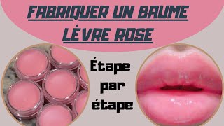 COMMENT FABRIQUER UN BAUME LEVRE ROSE DE BONNE QUALITE [upl. by Esenahs794]