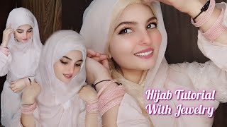 Hijab With Jewelry  Hijab With Earrings  New Hijab Style  Hijab With Bangles [upl. by Tham]