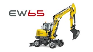 Mobilbagger EW65  Wacker Neuson [upl. by Rubi747]