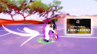 This NEW 2WAYLEGEND Has To Be The Most OVERPOWERED Build  HOOPS LIFE [upl. by Hepsibah]