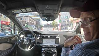 Chuck Cooks First Driverless Ride in a Waymo in San Francisco [upl. by Ytirahc]