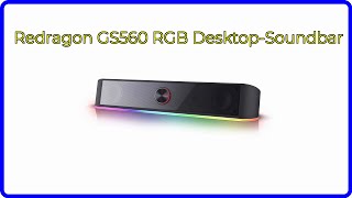 BEWERTUNG 2024 Redragon GS560 RGB DesktopSoundbar WESENTLICHE Einzelheiten [upl. by Siramaj353]