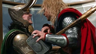 Thor vs Loki  Fight Scene  The Avengers  Movie CLIP HD [upl. by Ahsinet]