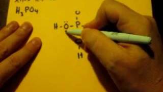 Lewis Dot Structure of H3PO4 Phosphoric Acid [upl. by Odrick]