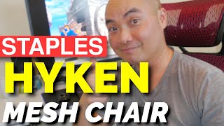 Staples Hyken Mesh Task Chair Review Best BUDGET Chair Less Than 300 [upl. by Sclar]