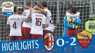 Milan  Roma  02  Highlights  Giornata 7  Serie A TIM 201718 [upl. by Chemaram]