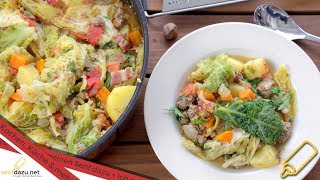 Wirsingeintopf Rezept I Lecker Eintopf mit Wirsing Hack und Speck I Rezept Video [upl. by Nobie]