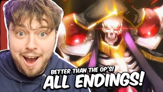 I Still Didnt Expect THIS Overlord Endings 14 FIRST TIME REACTION [upl. by Peih553]