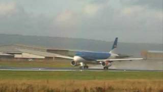 Planespotting at Belfast City Airport [upl. by Nosiddam436]