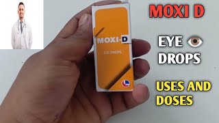 MOXIFLOXACIN EYE DROPS  MOXI D EYE DROP HINDI [upl. by Sivlek474]