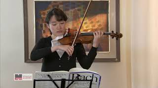 MASTERCLASS PERFORMANCE BACH SONATA NO 1 SICILIANA  FUMIKA MOHRI [upl. by Rolland]