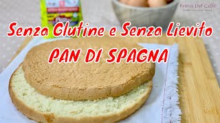 la ricetta base per realizzare tante altre ricette PAN DI SPAGNA  SENZA GLUTINE e SENZA LIEVITO [upl. by Gyasi]