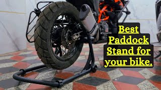 Best Paddock Stand in Budget for your bike  66BHP  SRCBIKERS [upl. by Akerdal999]