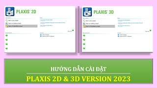 PLAXIS  Hướng dẫn cài đặt Plaxis 2D amp 3D Full Version 2023  NGUYENQUOCTOI ​ [upl. by Tryck]