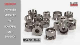 BSAS amp SQ undercut anchors by Blicksystem [upl. by Borman]