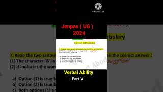 jenpas ug 2024 exam I jenpauh ug 2024 last minute preparation jenpauh2024 jenpasug2024 [upl. by Isaiah]