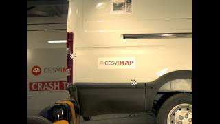 Crash Test trasero Iveco Daily [upl. by Etnaihc733]