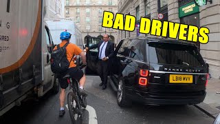 Cyclist meets car door  Bad Drivers Compilation [upl. by Renick]