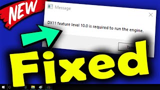 How To Fix MIR4 DX11 feature level 100 is required to run the engine  100 Fixed [upl. by Attirb896]