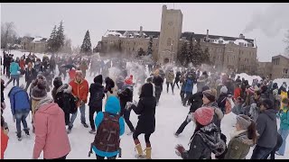 University of Guelph Snowball Fight 2015 [upl. by Peterson]