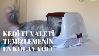 Kedi tuvaleti temizliğinde süper bir yöntem buldum [upl. by Sivatco]