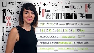 Ortotipografía para diseñadores  Un curso de Lalolagráfica [upl. by Aeli]